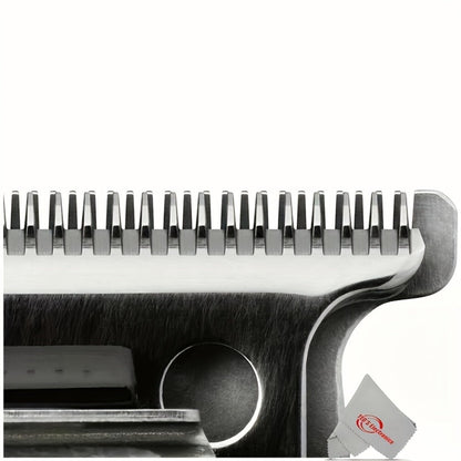 Andis T-Outliner Replacement Blade #04521 Close-Cutting T-Blade Compatible with GTO GO SL Trimmer Models - Professional Barber Shaver Blade Silver Precision Edge Up