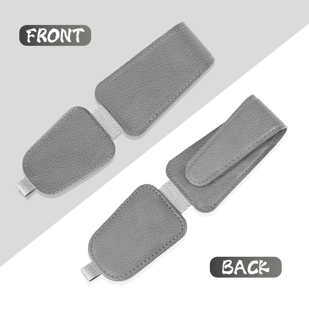 2pcs Sotfamily Sunglass Holder for Car Cloth Magnetic Glasses Clip for Car Visor Glasses Holder Clip for Car