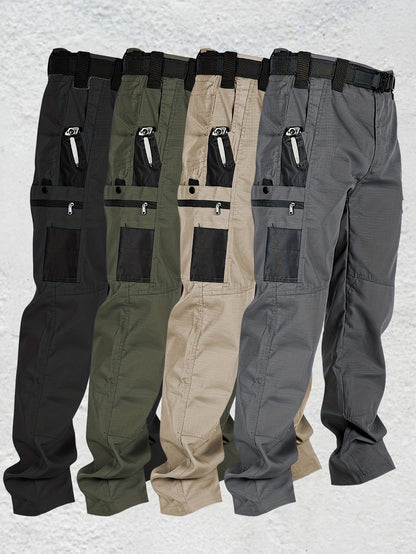 Men's Cargo Pants - Multi Pocket Workwear Style 874469