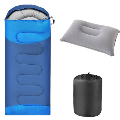 Lightweight Sleeping Bag for Backpacking Camping Hiking - 68°F Warm Weather Rating, Compression Bag Included, Outdoor Travel Hunting Sleep Bag for Adults