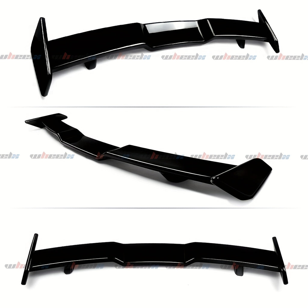 Highkick Trunk Spoiler Wing Lip Compatible with 2018-2024 8th Gen Toyota Camry/ 10th Gen Honda Accord, JDM Style, Gloss Black/ Matte Black/ Carbon Fiber