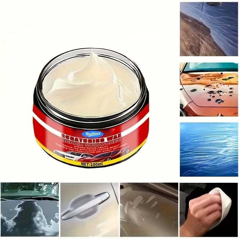 Car Scratch Removal Nano Bright Polish (3.38oz) Suitable for a Variety of Car Paint Surface Recovery Scratch Repair Wax (not Send Sponge)