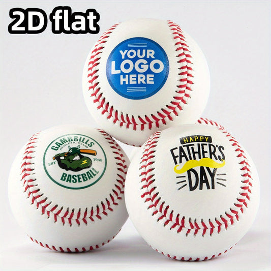 Personalized Baseball Gift with Custom Photo – 9 Inch Printed Baseball for Baseball Fans, Unique Gift for Dad, Coach & Team, Back to School Baseball Present, Special Keepsake for Baseball Enthusiasts