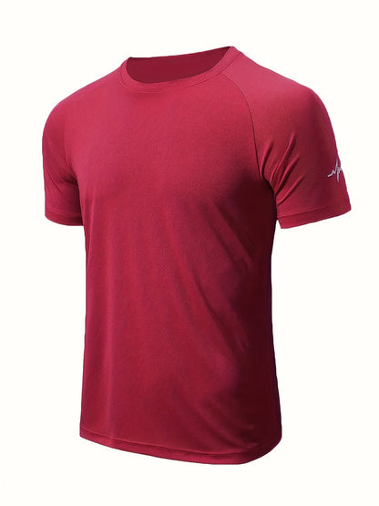 Men's Performance T-Shirt - Round Neck Short Sleeve Travel Style 055269