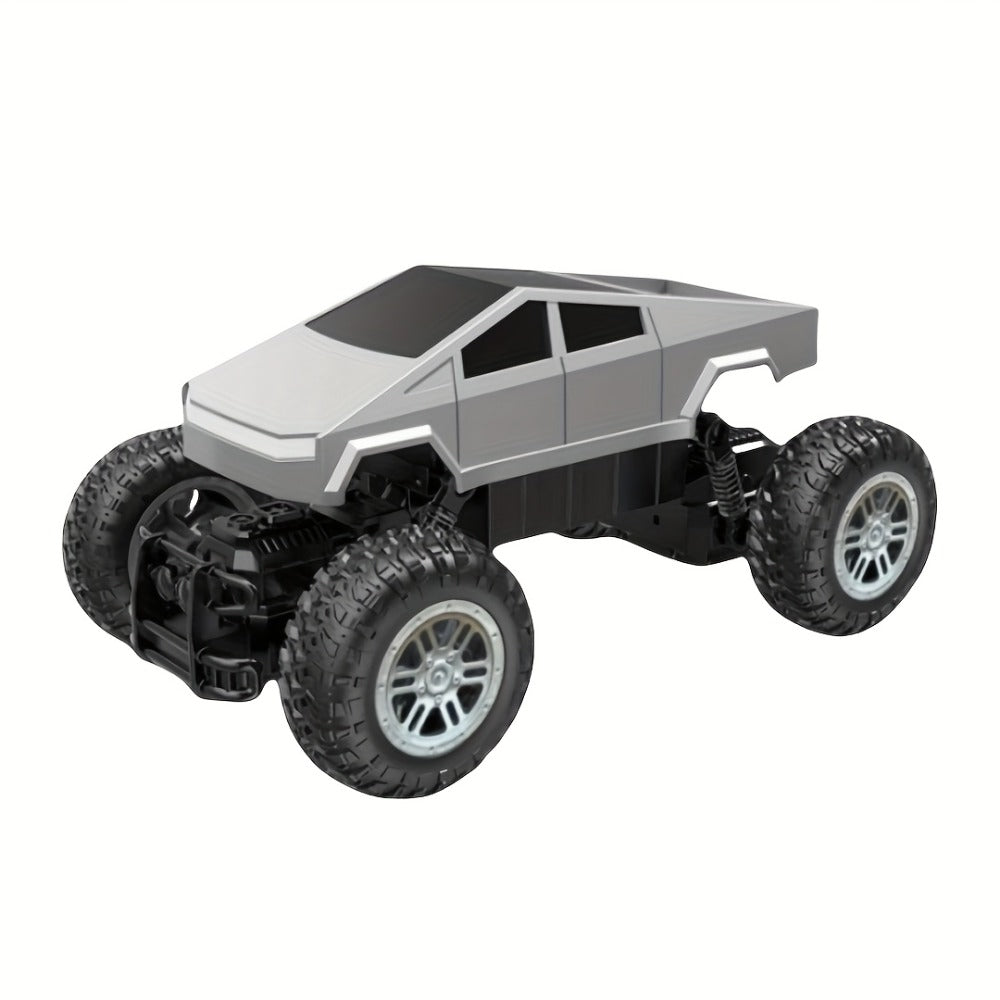 1:16 RC Monster Truck 2.4GHz 4WD Large Wheel Off-Road Pickup with LED Lights 45° Climb – All-Terrain Remote Control Car for Boys Kids – Birthday Christmas Gift