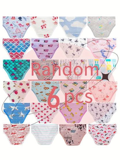 Women's 6-Pack Briefs - Floral Print Daily Comfort