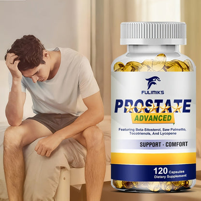 Saw Palmetto Supplement for Men – Prostate Health Support with Saw Palmetto Extract & Zinc | Urinary Flow, Hormonal Balance & Immune Defense Formula | Daily Men's Health Capsules | 120 Capsules