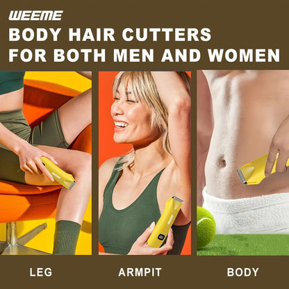 Body Hair Trimmer for Men & Women – Professional Electric Bikini Trimmer, Multi-Functional Hair Removal Device for Shaving & Grooming, Christmas Gift Set