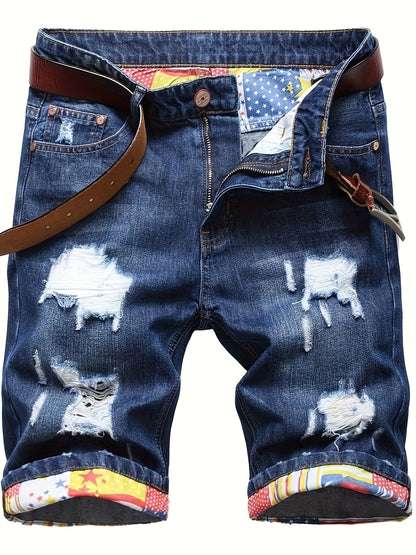 Men's Denim Shorts - Stretch With Pockets