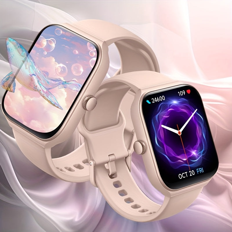 Smart Watch Fitness Tracker – 1.95" TFT Display, Built-in Alexa, 100+ Fitness Modes, Heart Rate Monitor, Men & Women