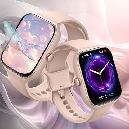 Smart Watch Fitness Tracker – 1.95" TFT Display, Built-in Alexa, 100+ Fitness Modes, Heart Rate Monitor, Men & Women