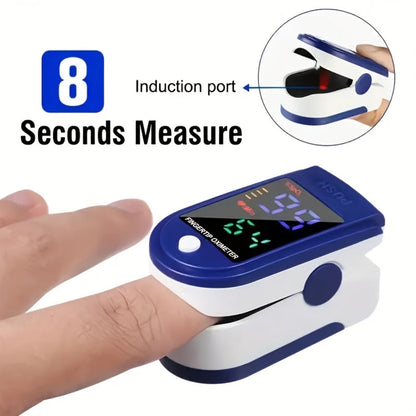 Finger Pulse Oximeter with Large Display, Athletic & Aviation Grade Blood Oxygen Saturation Monitor, Accurate SpO2 & Heart Rate Meter for Sports Fitness Home Health Monitoring – Available in Sets