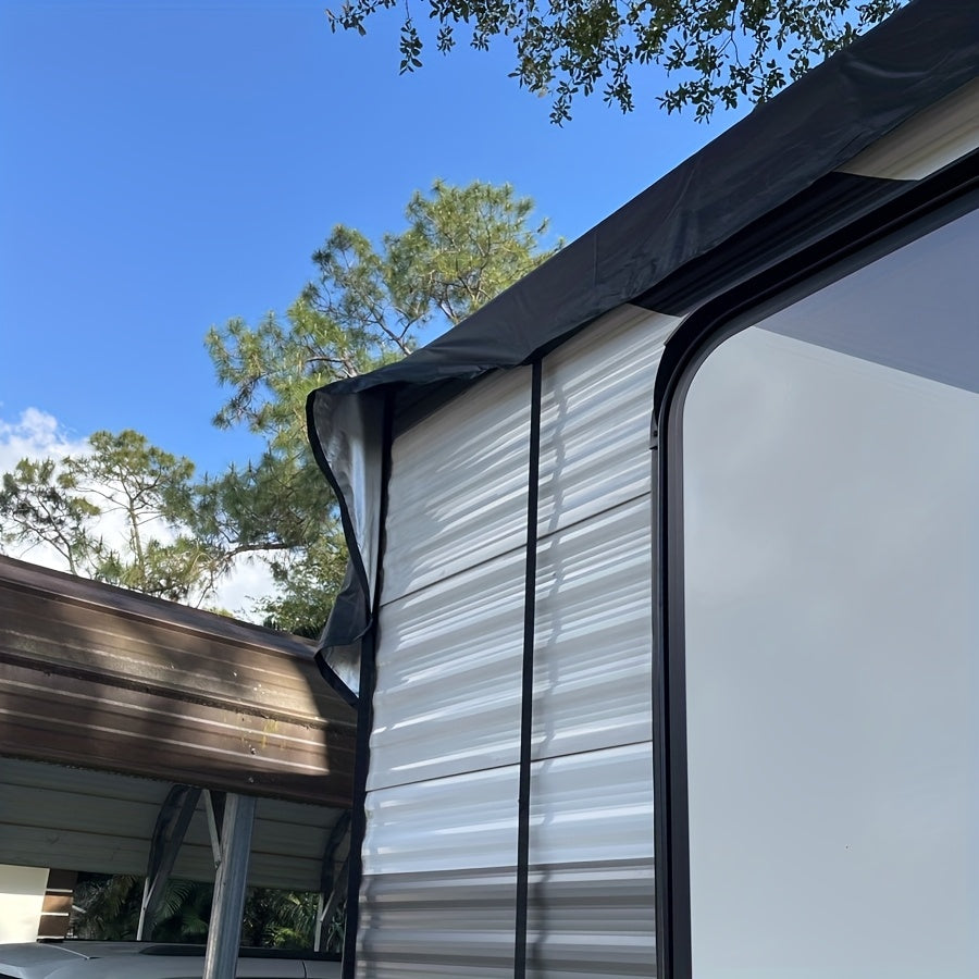 1pc of Robust RV Roof Cover Designed for Motorhomes, Travel Trailers, Caravans, And Buses, Offering UV And Sun Protection, Suitable for Rvs Measuring Between 5 to 12 Meters Or 16 to 40 Feet, Including RV Awnings And Additions