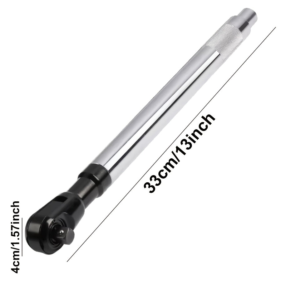 1/2" Offset Extension Wrench for Impact Drills, Ratchet Extended Wrench, Electric Extended Wrench, 3-In-1 Impact Wrench Extender, Suitable for Confined Spaces