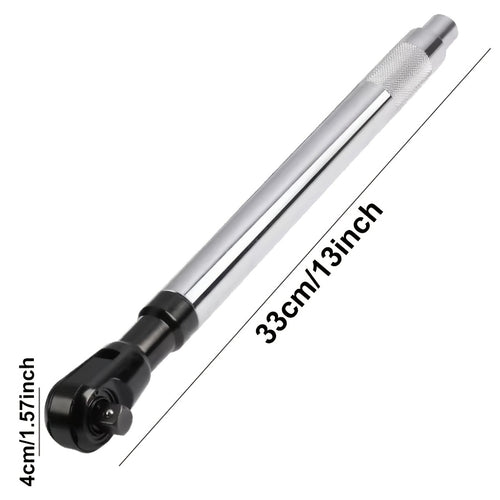 1/2" Offset Extension Wrench for Impact Drills, Ratchet Extended Wrench, Electric Extended Wrench, 3-In-1 Impact Wrench Extender, Suitable for Confined Spaces
