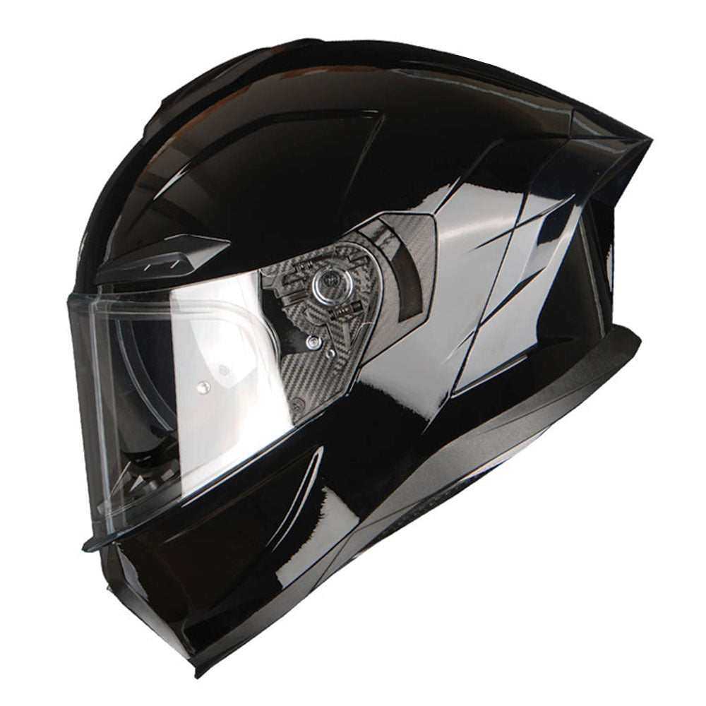 Full Face Motorcycle Helmet DOT Approved – Dual Visor Anti-Fog Pinlock Shield, Street Bike Adult Helmet with Sun Inner Shield, Aerodynamic Thermoplastic Shell, S/M/L/XL