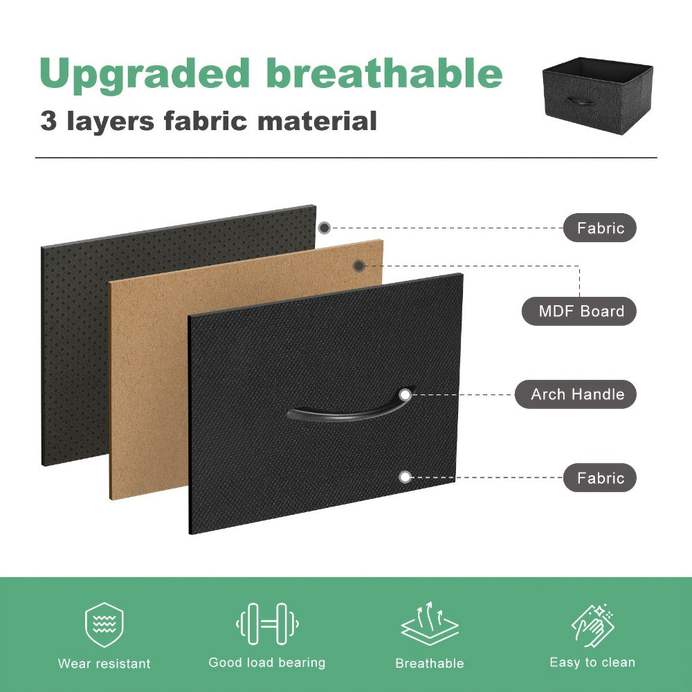9-Drawer Tall Dresser with Multiple Color Options for Bedroom detail image - detail view 10