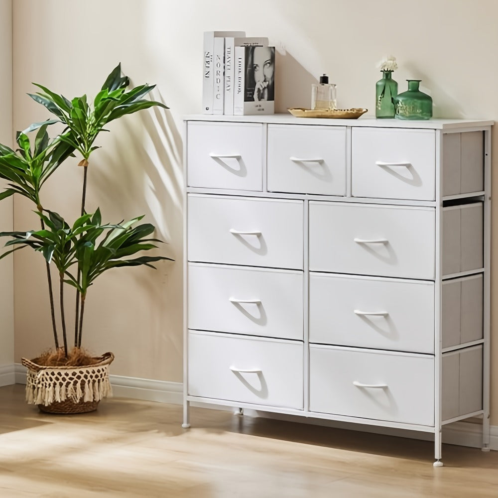 9-Drawer Tall Dresser with Multiple Color Options for Bedroom detail image - detail view 19