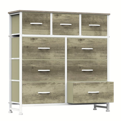 Dresser shown in the Oak, 9 Drawer Dresser option