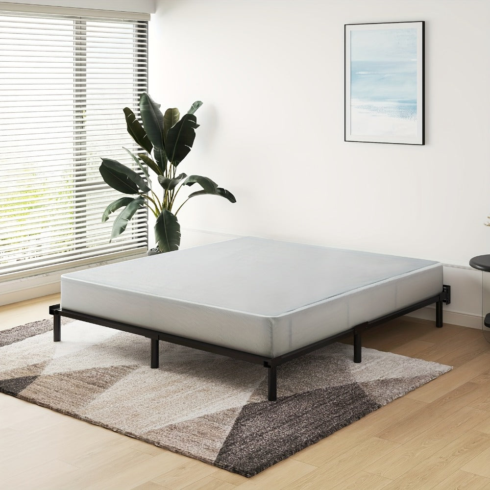 9-Inch Metal Box Spring with Memory Foam for Practical Everyday Home Use in Bedroom detail image