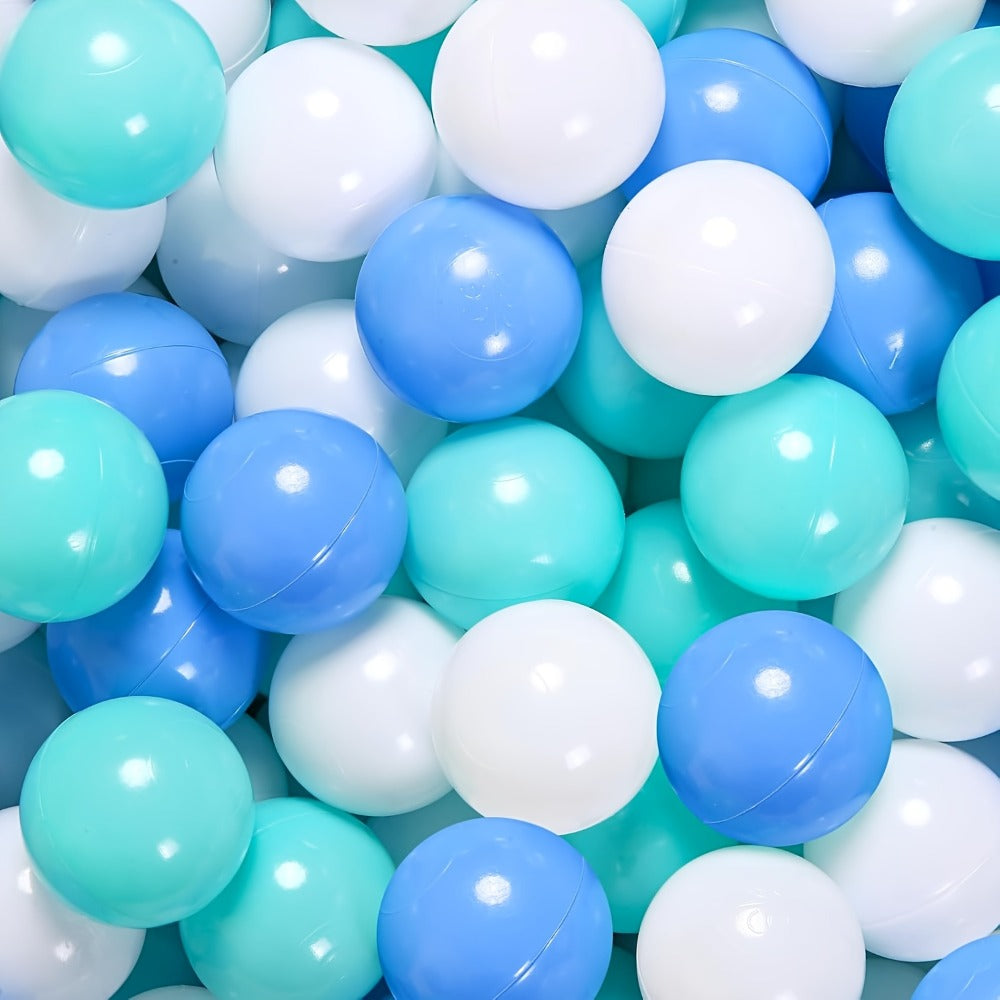 Ball Pit Balls 100/200 Pcs for Babies Toddlers Non-Toxic PE Colorful Ocean Play Balls for Ball Pit Pool Hand Foot Coordination Sensory Toy Birthday Gift Boys Girls