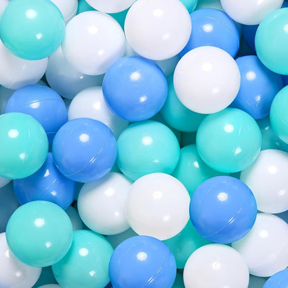 Ball Pit Balls 100/200 Pcs for Babies Toddlers Non-Toxic PE Colorful Ocean Play Balls for Ball Pit Pool Hand Foot Coordination Sensory Toy Birthday Gift Boys Girls