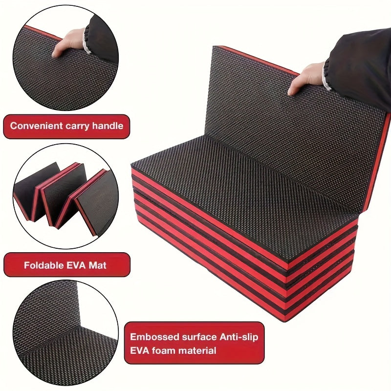 1/2pcs EVA Car Repair Work Pad - Foldable, Lightweight, Thermal Insulation And Waterproof Multi-purpose Pad, Suitable for Outdoor Repair, Camping, Hiking.Portable Ergonomic Design Durable EVA Material Pad, Multi-function.A Gift for The Family.