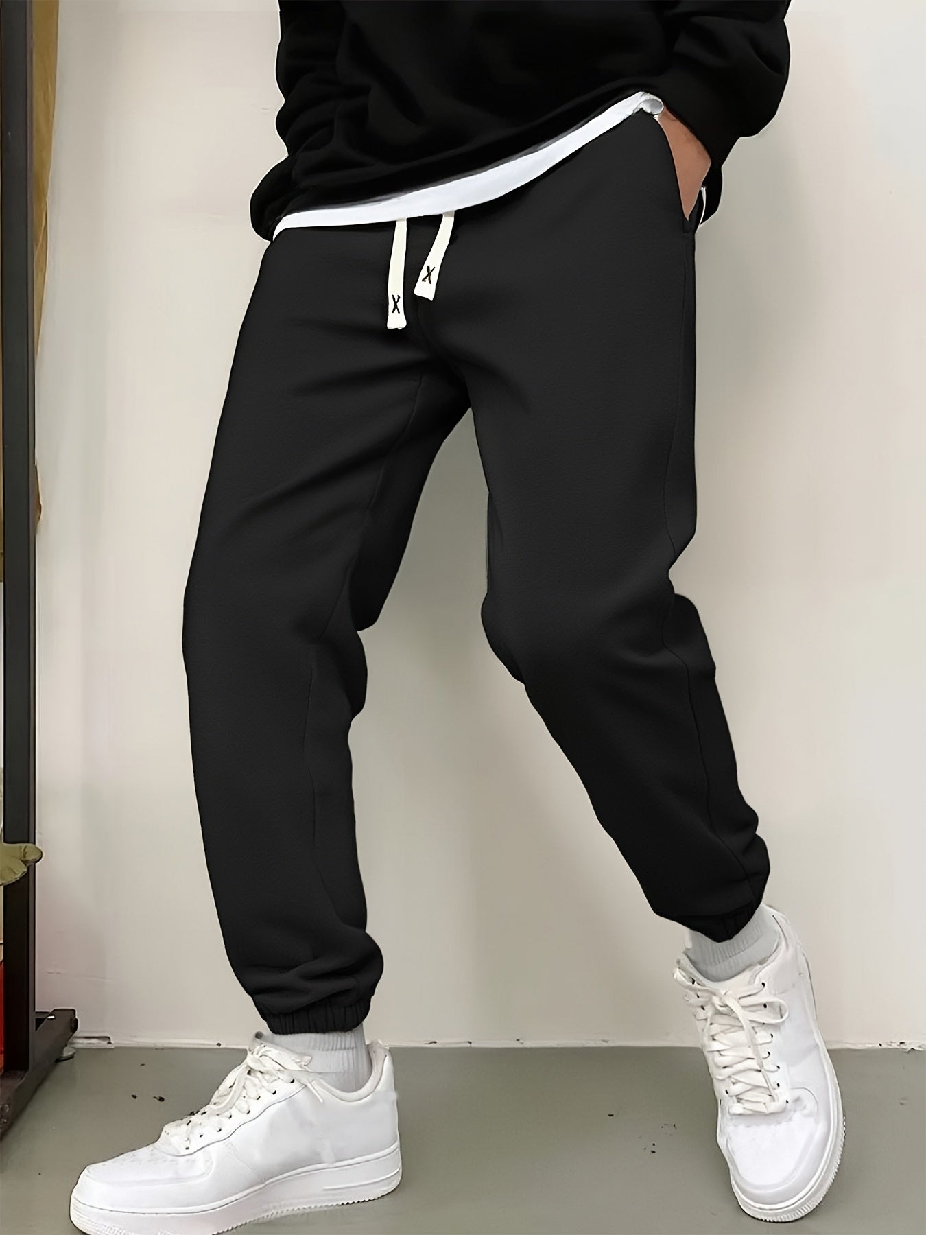 Men's Cargo Pants - Elastic Waist With Pockets Modern Style 393445