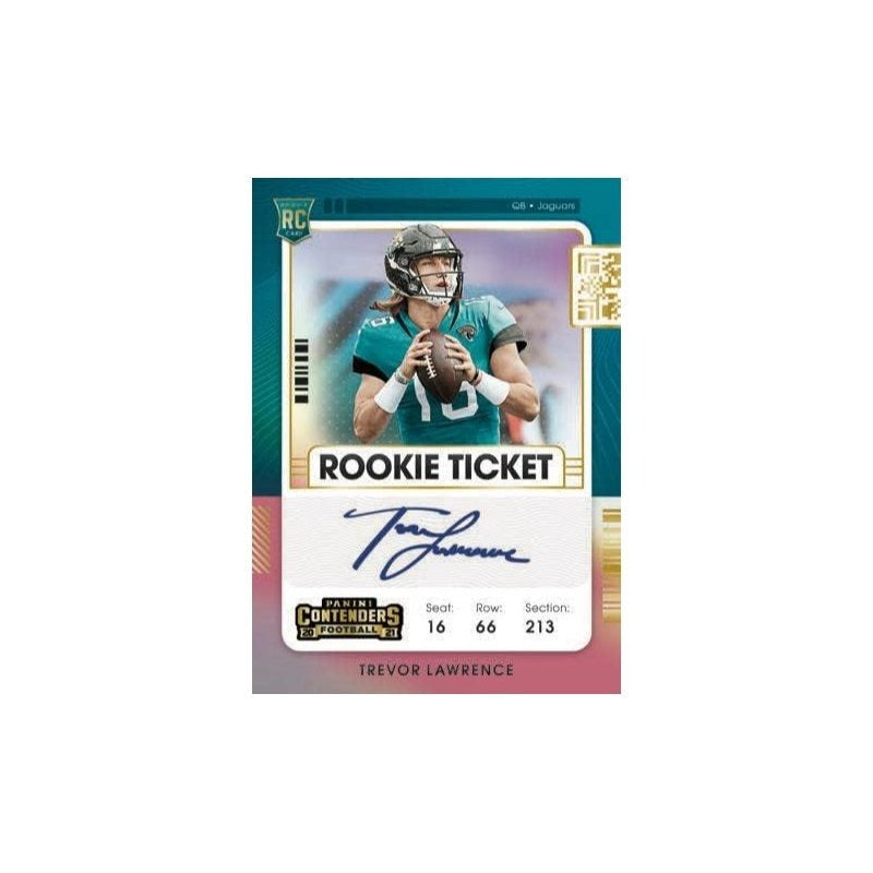 2021 Panini Contenders Football Value Pack – 22 Cards Per Pack, Rookie Ticket Autographs, Stardust Parallels, JaMarr Chase & Micah Parsons NFL Rookie Cards Sealed Gift