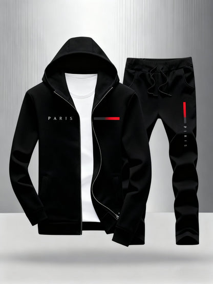 Men's Tracksuit Jacket and Pants Set - 3D Print Everyday Style