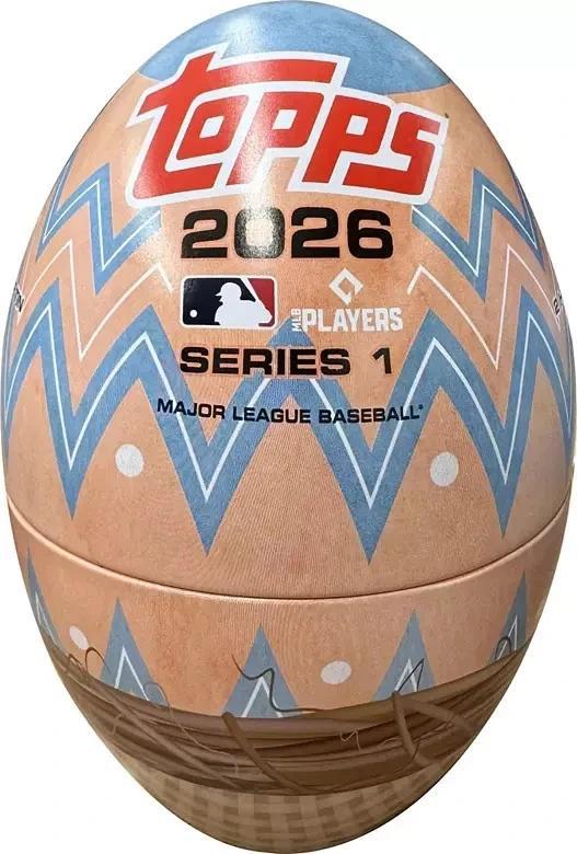 2026 Topps Series 1 Baseball Holiday Egg Tin – 59 Cards, Exclusive Holiday Variations, Polka Dot Parallel, 1991 Topps Insert, Stars of MLB, Chase Autographs Relics & Rare Parallels