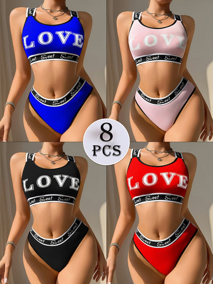 8-Pack Women's High-Waist Shapewear Briefs - Firm Tummy-Control Smoothing