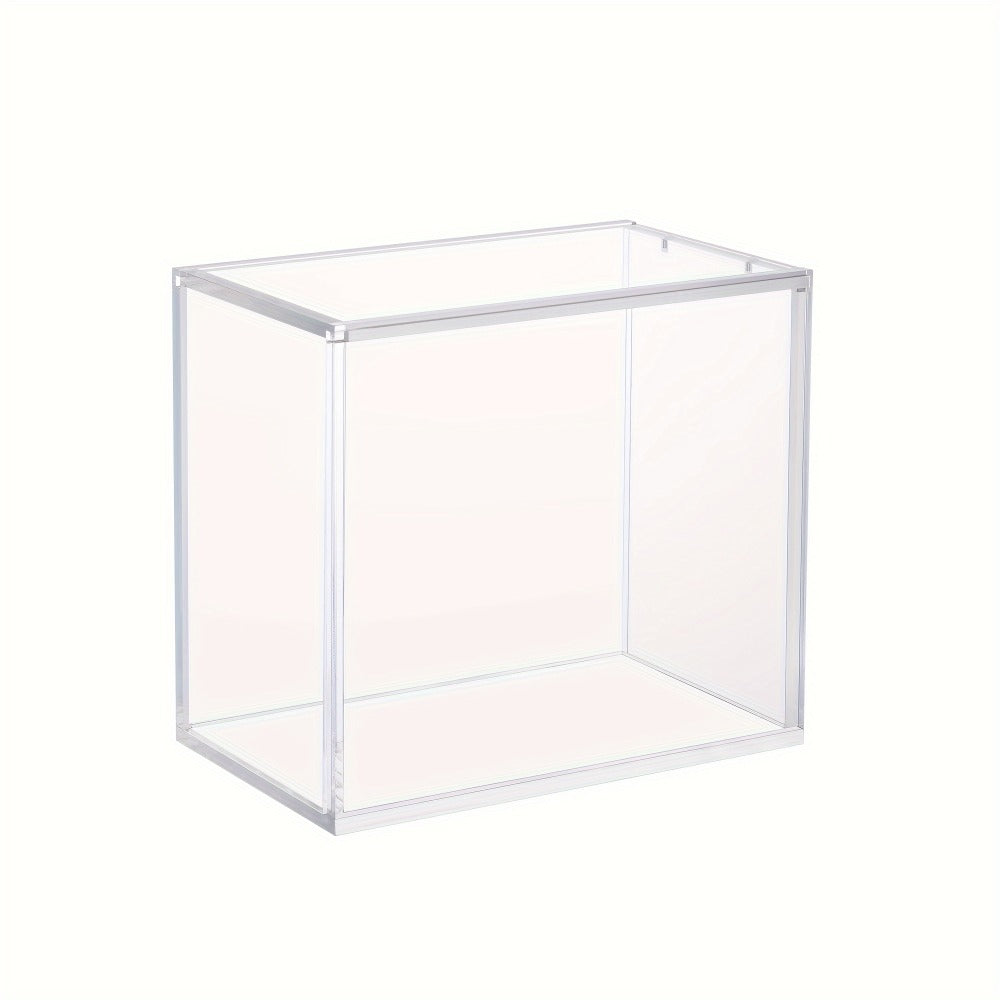 Acrylic Booster Box Display Case with Magnetic Lid – Thick 5mm Clear Protective Storage for Pokemon TCG Card Collectors, 3/4/6 Pack, 5.8"x3.5"x5.3"