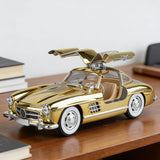 Retro Golden Mercedes-Benz