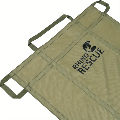 Emergency Stretcher Disposable 661LB Capacity – Portable Water-Resistant Rescue Litter with 10 Handles | 230T Nylon PA Stretcher for Mass Casualty, Disaster Response & IFAK Tactical Gear | 186×68cm