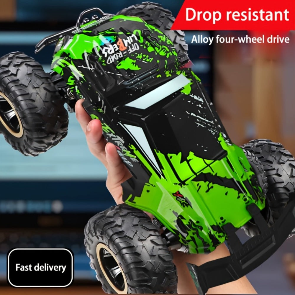 Dual Shell Ultra Large RC Off-Road Truck with Full Proportional Drift Control Extreme Grip Tires & High Speed – All-Terrain 4WD Remote Control Monster Truck for Kids Teens Adults Birthday Christmas Gift