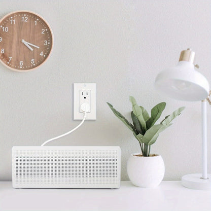 15 Amp Tamper Resistant Wall Outlet 20 Pack with Decorator Wall Plates Included Standard Electrical Receptacle 125V White Duplex Outlet for Home Office Kitchen