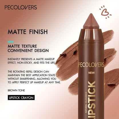 Non-Smearing Contour Lip Liner Set 6 Pcs – Smooth Paste Matte Formula Long Lasting Precise Definition, Outline & Fill Lips in Various Shades for All Skin Tones, Makeup Gift for Women