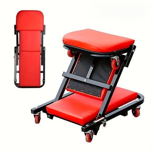 New Gift for Husband in 2026: 36-inch (Approx. 35.98 Inches) Outdoor Z-Type Crawling Seat, Adjustable Load Plate Folding Stroller Crawling Kit, 6-Wheel 2.5 Inch (Approx. 2.52 Inches) Mechanical Crawler