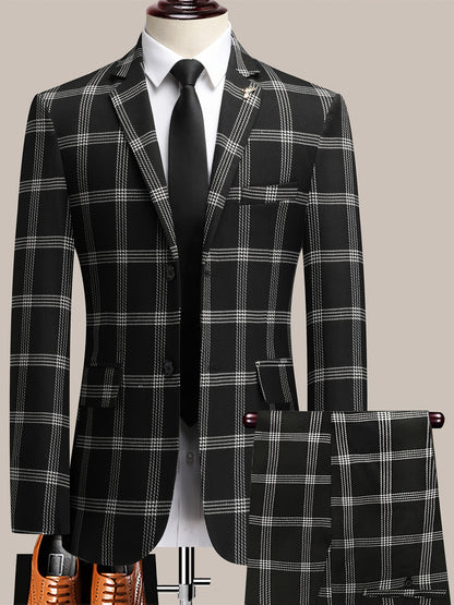 Men's Suit Set - Tailored Formal Style 643941