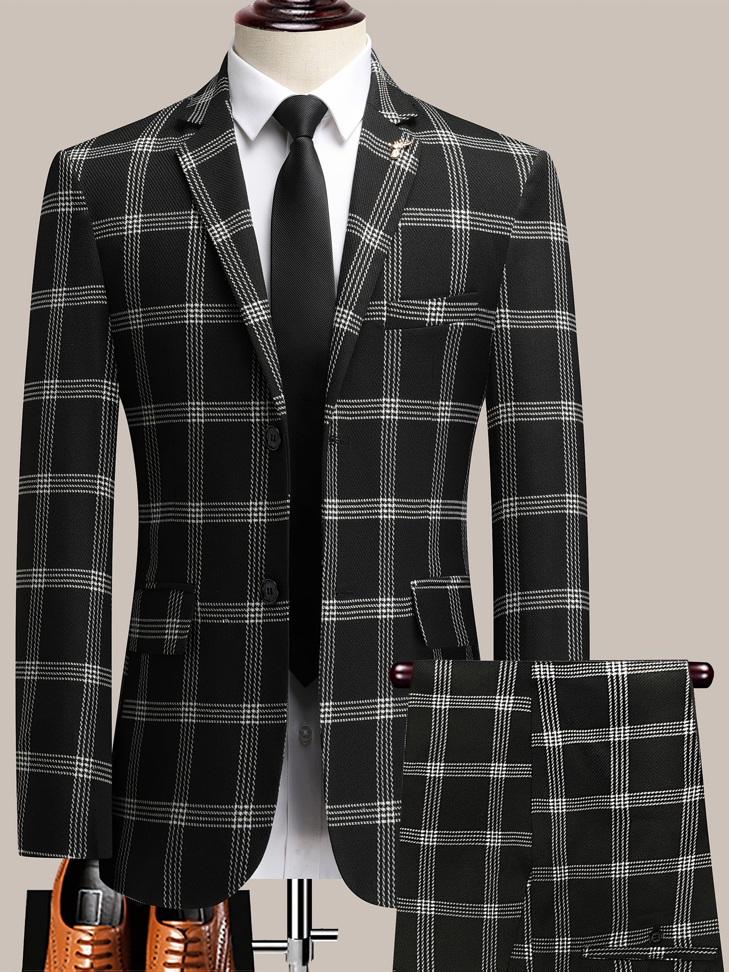 Men's Suit Set - Tailored Formal Style 643941