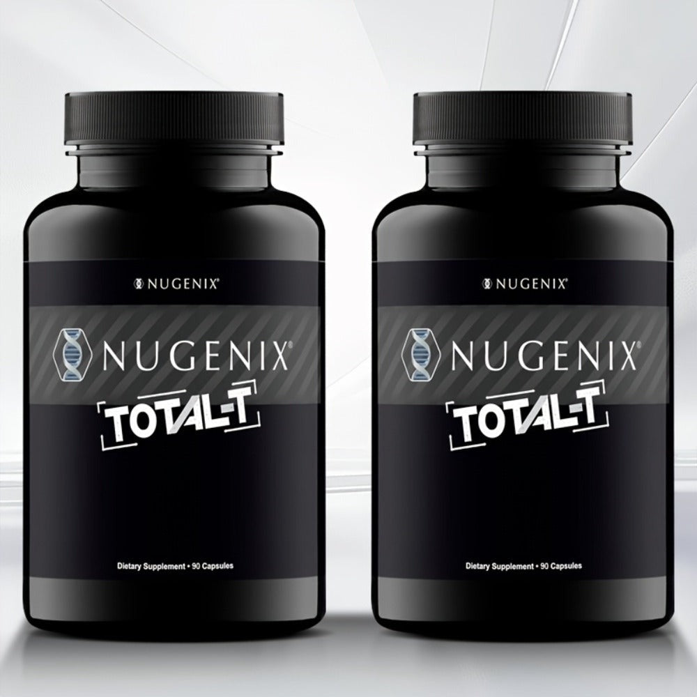 Testosterone Support Supplement for Men with L-Citrulline, Fenugreek & Vitamin B6 - Boost Energy, Mood & Circulation - Daily Male Wellness Formula - 2 Bottle Pack