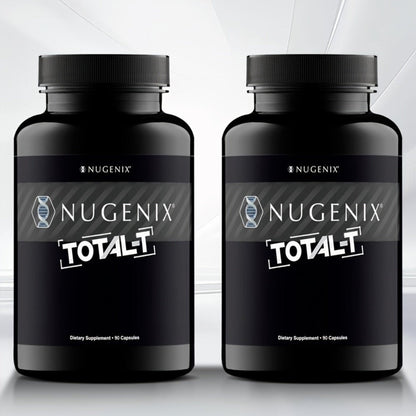 Testosterone Support Supplement for Men with L-Citrulline, Fenugreek & Vitamin B6 - Boost Energy, Mood & Circulation - Daily Male Wellness Formula - 2 Bottle Pack