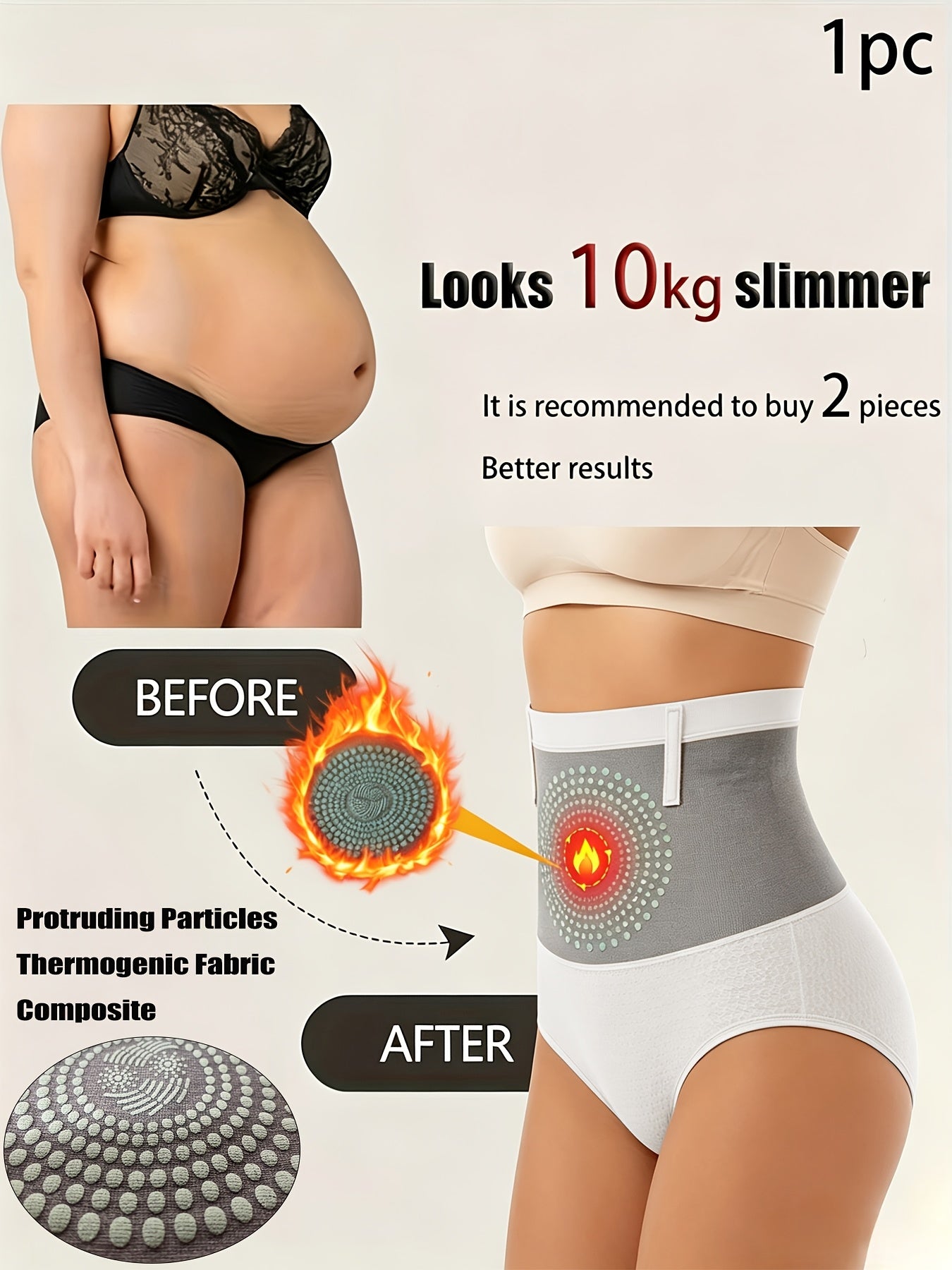 Women’s High-Waist Shapewear Briefs - Tummy Control Support Style 5557