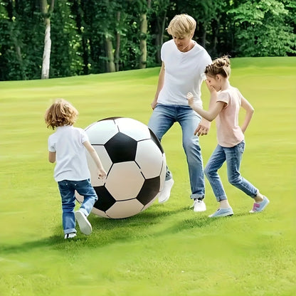 Giant Inflatable Soccer Ball for Indoor & Outdoor Use – Large Beach Ball for Pool Parties, Backyard Games, Playground Kickabout & Events – Fun Summer Sports Ball for Kids & Adults
