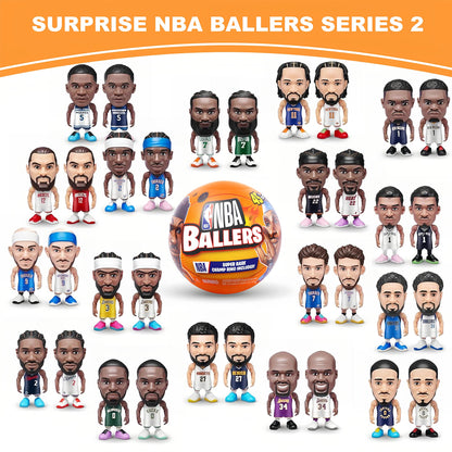 NBA Ballers Mystery Capsule Figurine Series 1 by ZURU – Surprise Unboxing Mini NBA Player Collectible Toy for Boys, Sports Fans & Collectors, Random Basketball Figure Blind Box Gift