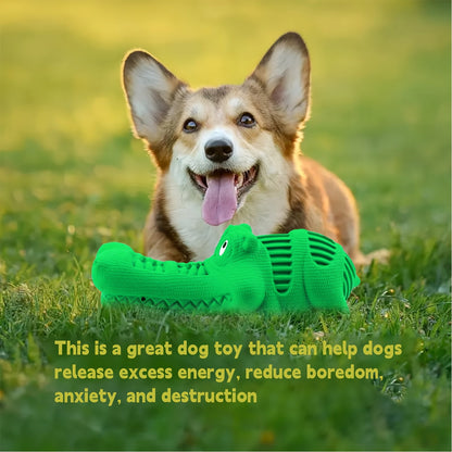 Indestructible Dog Toy for Large Dogs - Heavy Duty Aggressive Chewer Bite Toy, Durable Rubber Chew Toy for Medium and Large Breed Dogs, Sturdy Non-Toxic Teeth Cleaning Dog Toy, Boredom Buster for Power Chewers