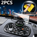 Multifunctional Non-slip Car Dashboard Cushion With Rotating Mobile Phone Holder, Large-capacity Glasses And Key Storage, Heat-resistant Silicone, Lattice Design, Suitable For All Vehicles, Car Mobile Phone Holder, Modern Dashboard Accessories