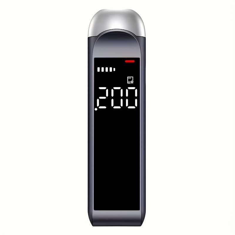Rechargeable Breathalyzer Alcohol Tester – Professional Digital Breath Alcohol Detector, Portable Personal Breathalyzer with LCD Display, Available in Green, Black & Pink