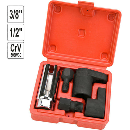 Oxygen Sensor Socket Set – Professional Removal & Installation Tool Kit for All Vehicles, Universal 22mm Slotted Design, Multiple Drive Sizes, Mechanic-Grade Auto Repair Socket Wrench